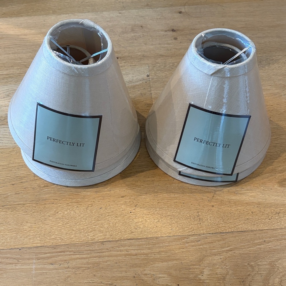 Cream Lamp Shade Set